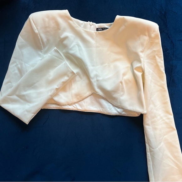 Zara Top with Crystals - Picture 1 of 2